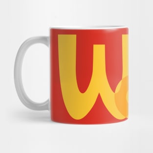 WcBurger Hut - McDonald's Parody Mug